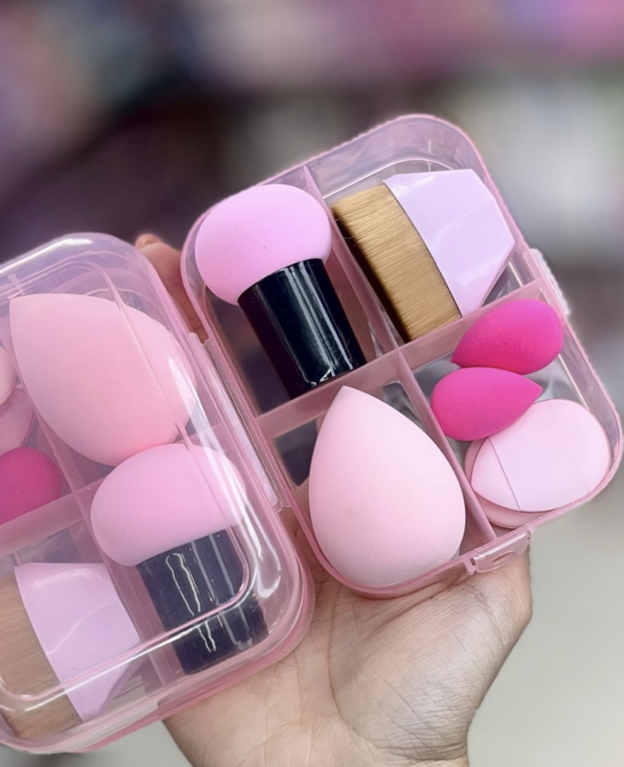 پک براش و پد آرایشی